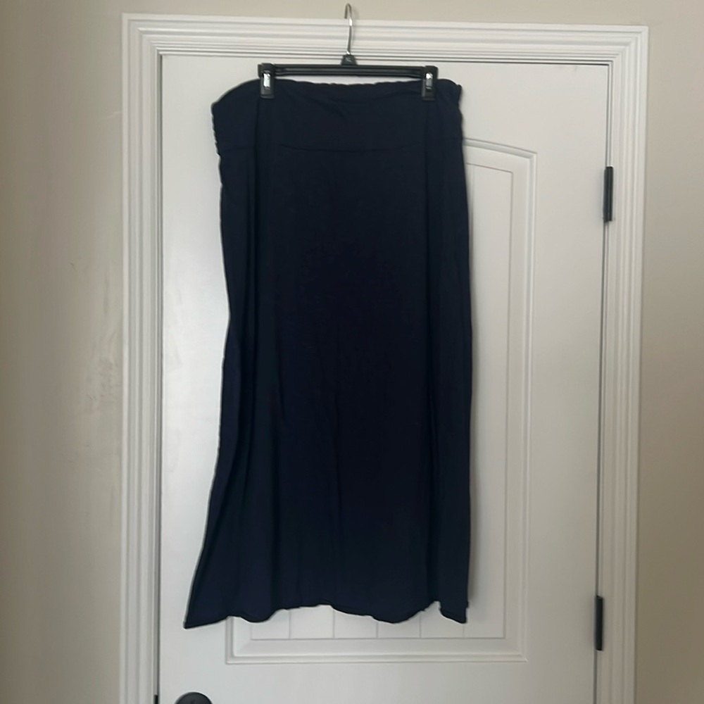 Toad&Co, Navy blue XL chakalaka maxi skirt.